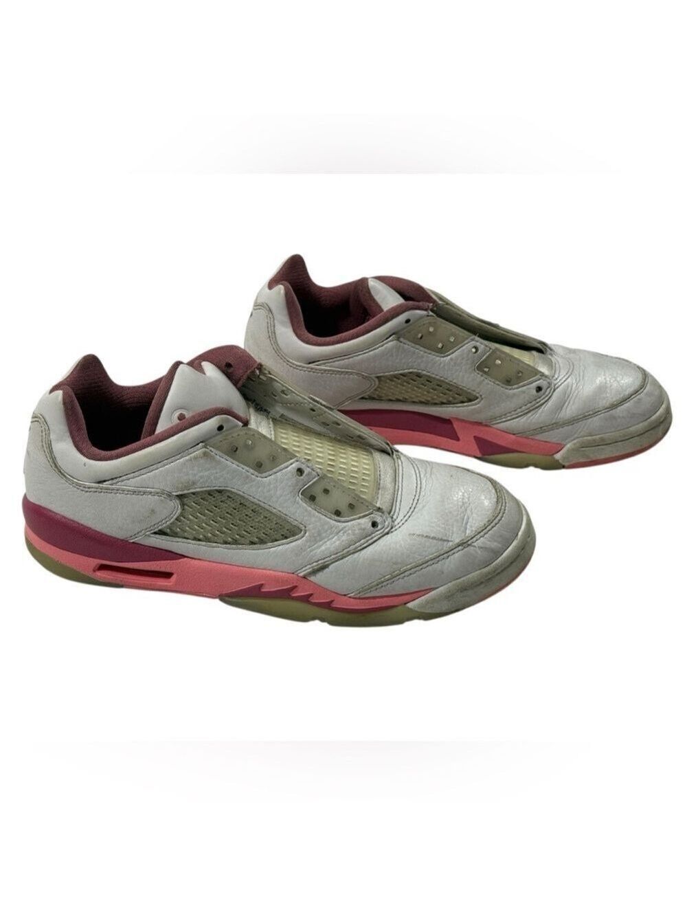 Air Jordan 5 Low White Pink Womens 7Y (8.5W) DX4390-116